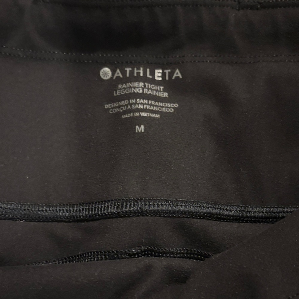Athleta Black Women's Leggings - Picture 5 of 5